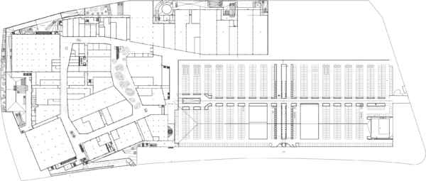 Architectural floor plan layout